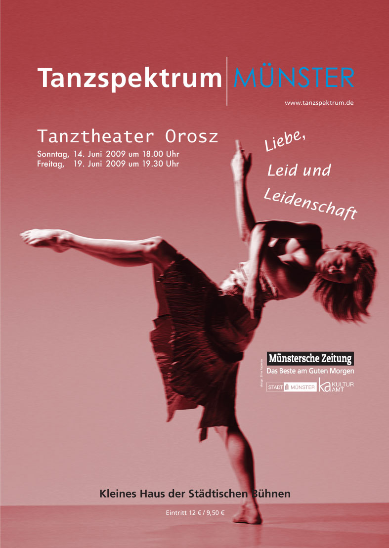 orosz 2009 25 jahre tanztheater plakat